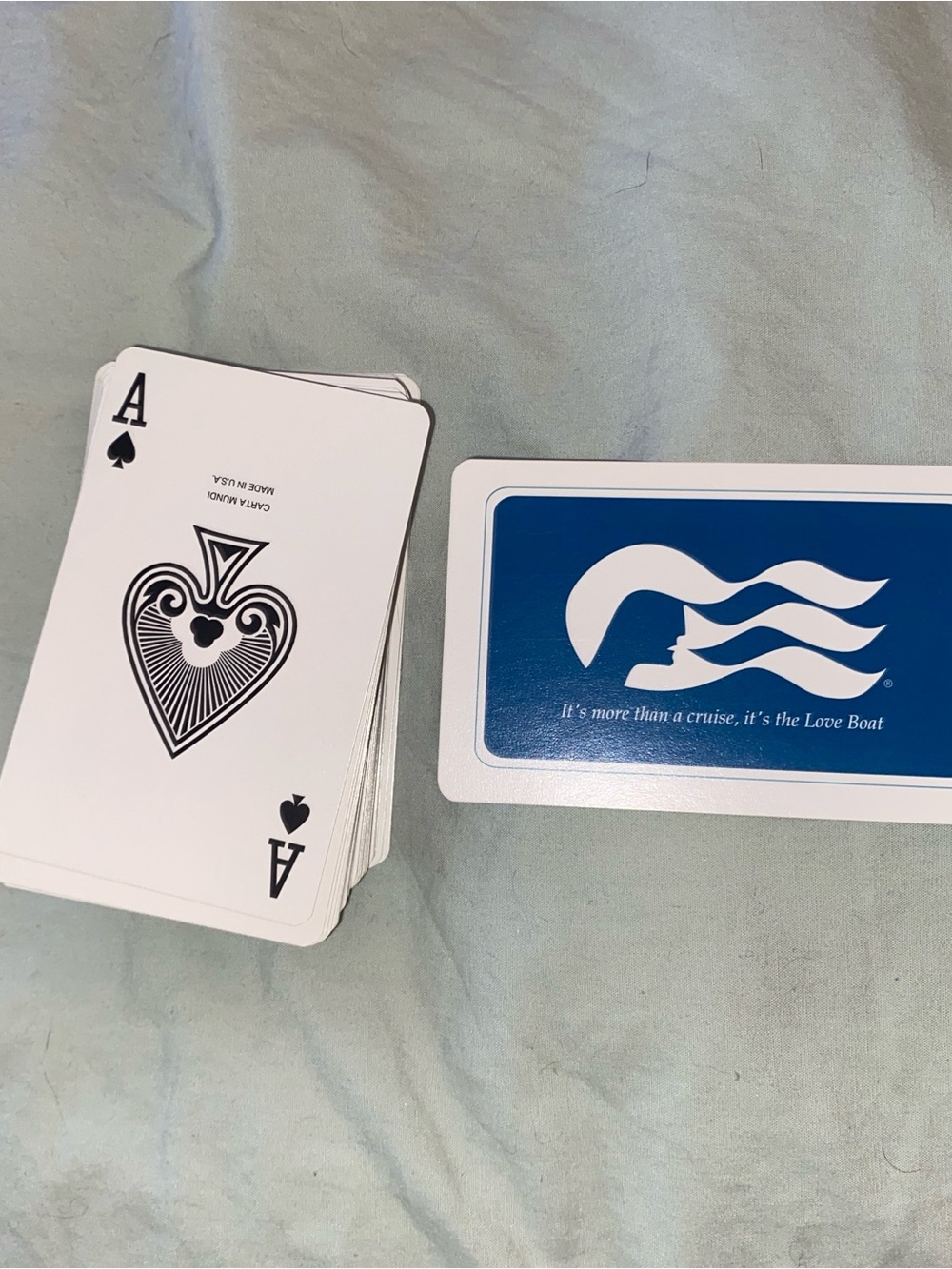 Classic Playing Card Deck - White and Blue